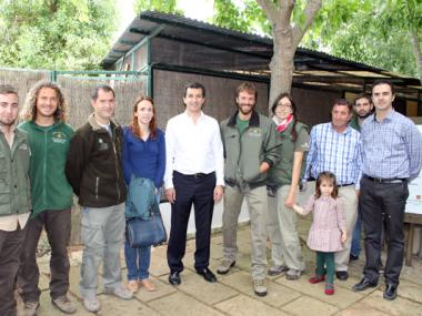 El batle Guillem Crespí i el conseller Biel Company participen a la jornada de portes obertes al Centre de Recuperació del COFIB en el marc dels actes de celebració del Dia Mundial del Medi Ambient