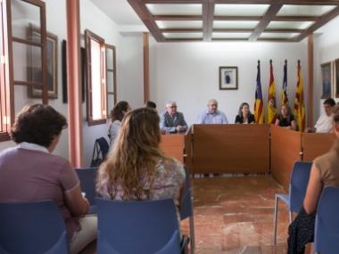 VISITA INSTITUCIONAL DE LA PRESIDENTA DEL CONSELL DE MALLORCA  AL MUNICIPI DE SANTA EUGÈNIA