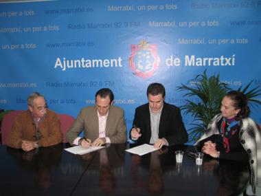 L'AJUNTAMENT DE SANTA EUGÈNIA SIGNA UNA CONVENI DE COL·LABORACIÓ AMB L'AJUNTAMENT DE MARRATXI.