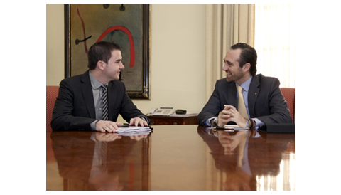 Reunió institucional del Batle de Santa Eugènia amb el President de les Illes Balears