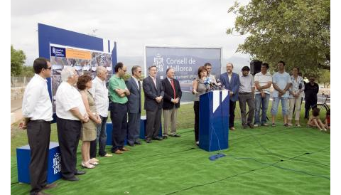 Inaugurada  la reforma integral de l’accés al municipi de la Ma-3040.